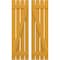Ekena Millwork Americraft 4-Board (2 Batten) Wood Spaced Board-n-Batten Shutters w/ Z-Bar, ARW102SB415X43TUH, PR ARW102SB415X43TUH - alternate 1